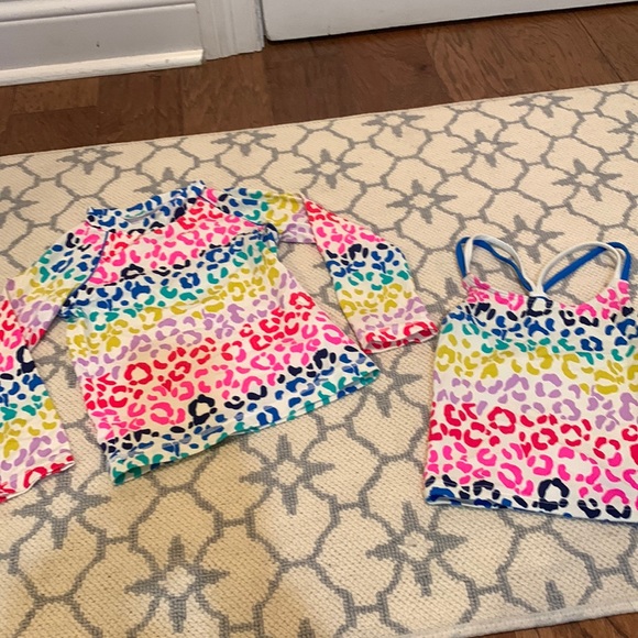 Mini Boden Other - EUC mini Boden rash guard with matching tank